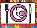 Color and Decorate Dinner Plate