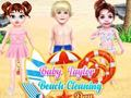 Baby Taylor Beach Cleaning Day