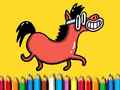 Back To School: Pony Coloring Book