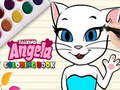 Talking Angela Coloring Book