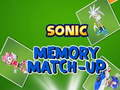 Sonic Memory Match Up