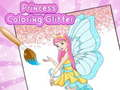 Princess Coloring Glitter