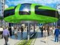 Gyroscopic Elevated Bus Simulator Public Transport