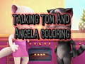 Talking Tom and Angela Coloring