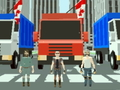 Truck And Police