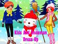Kids and Snowman Dress Up