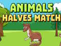 Animals Halves Match