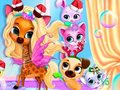 Pets Grooming Bubble Party 