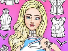 Girl Coloring Dress Up Games