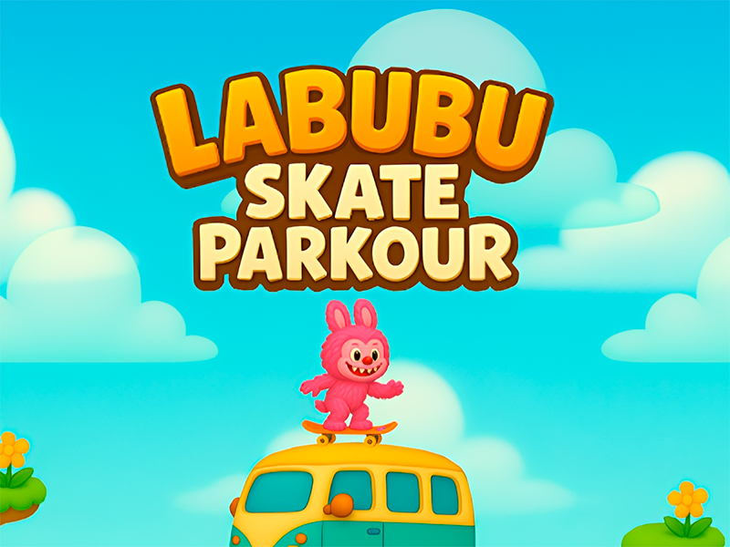 Labubu Skate Parkour
