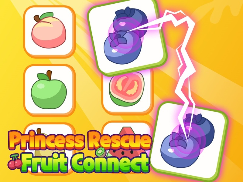 Princess Rescue Fruit Connect