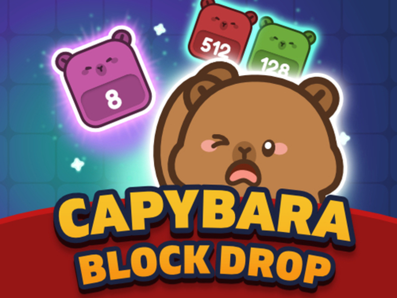 Capybara Block Drop