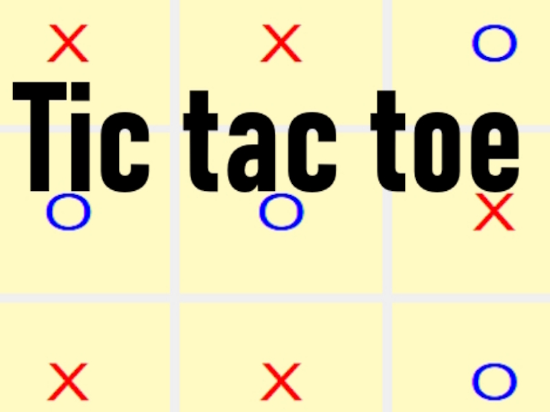 Tic tac toe